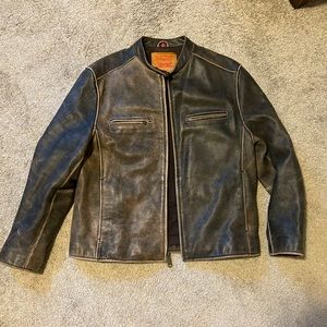 Brown Leather Jacket (Medium)
